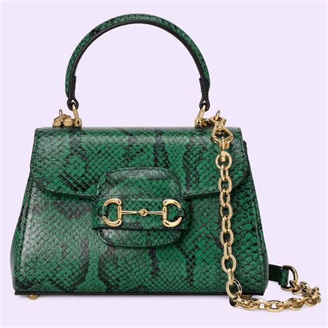 gucci python skin bag|Gucci handbag with sling.